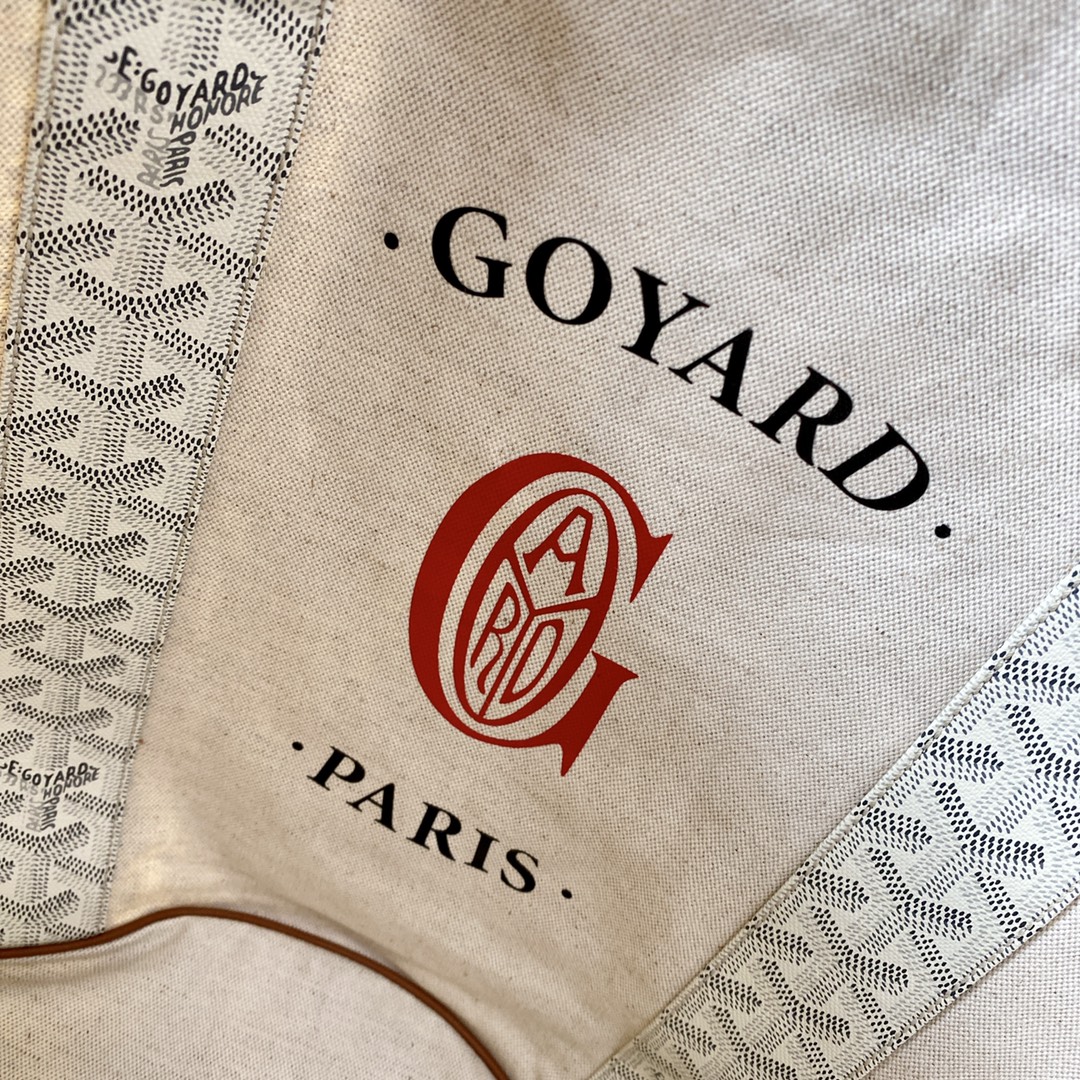 Goyard Double-sided Canvas Shopping Bag with Patchwork Logo, Beach Bag, Single Shoulder Handbag for Women, Size: 57*27*35cm