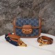 Gucci 1955 Horsebit Denim Mini Handbag