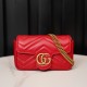 Gucci Marmont Red Suede Mini