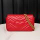 Gucci Marmont Red Suede Mini