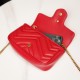 Gucci Marmont Red Suede Mini