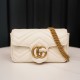 Gucci Marmont White Suede Mini