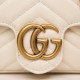 Gucci Marmont White Suede Mini