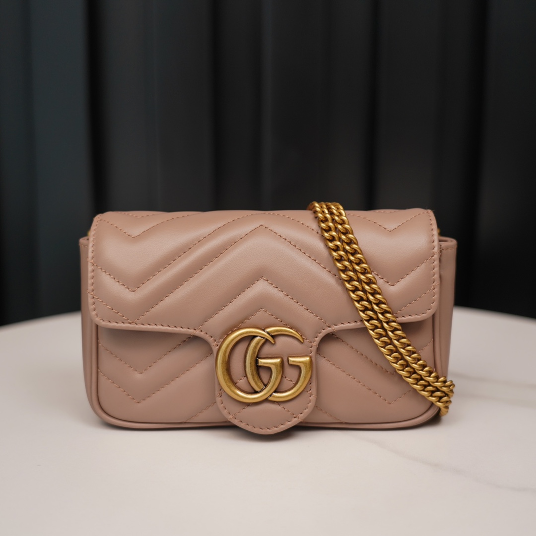 Gucci Marmont Milk Tea Brown Mini