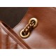 Gucci Marmont Caramel Mini, Brown Twill Stitched Leather