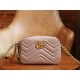 Gucci Marmont Series Mini Camera Bag in Milk Tea Brown