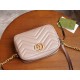 Gucci Marmont Series Mini Camera Bag in Milk Tea Brown