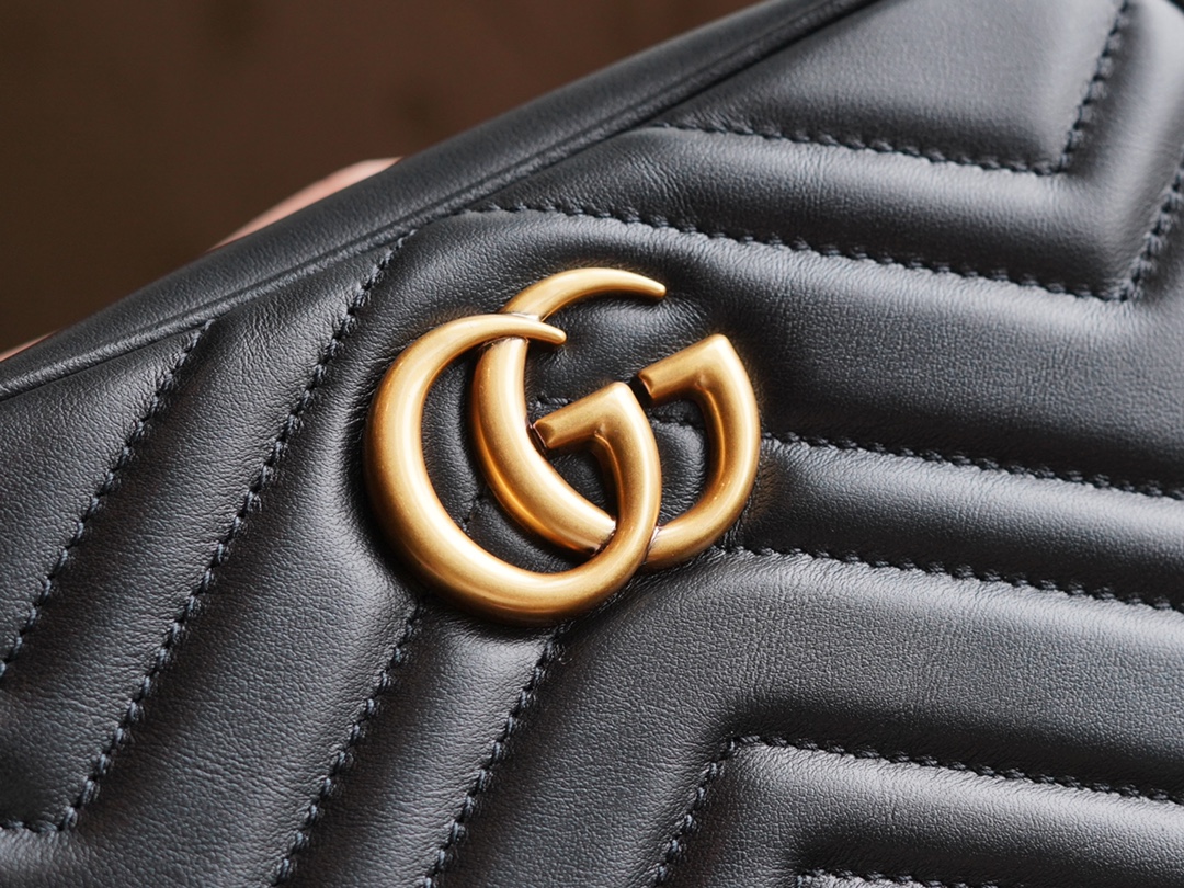 Gucci Marmont Series Mini Camera Bag in Black