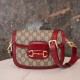 Gucci Horsebit 1955 Series Mini Handbag in Red