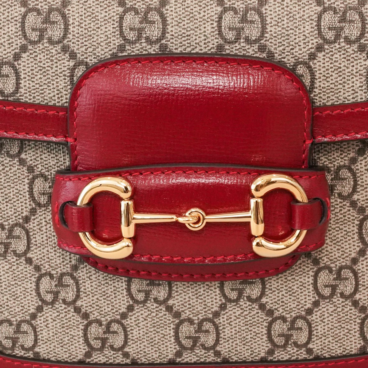 Gucci Horsebit 1955 Series Mini Handbag in Red