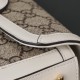 Gucci Horsebit 1955  Mini Handbag in White