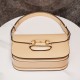 Gucci Horsebit 1955 All Leather Series Milk Tea Brown, Small Size