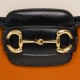 Gucci Horsebit 1955  All Leather Series Burnt Orange, Small Size, Made of Burnt Orange and White Leather