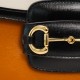 Gucci Horsebit 1955  All Leather Series Burnt Orange, Small Size, Made of Burnt Orange and White Leather