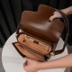 Gucci Horsebit 1955  All Leather Series Caramel, Small Size