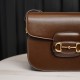 Gucci Horsebit 1955  All Leather Series Caramel, Small Size