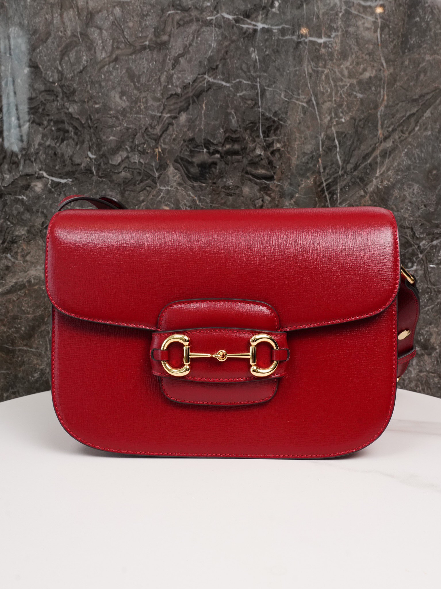 Gucci Horsebit 1955 All Leather Series Big Red, Small Size