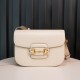 Gucci Horsebit 1955  All Leather Series White, Small Size