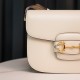 Gucci Horsebit 1955  All Leather Series White, Small Size