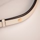 Gucci Horsebit 1955  All Leather Series White, Small Size