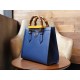 Diana Bamboo Series Small Tote Bag, Sapphire Blue