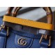 Diana Bamboo Series Small Tote Bag, Sapphire Blue