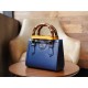 Diana Bamboo Series Mini Tote Bag, Sapphire Blue