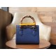 Diana Bamboo Series Mini Tote Bag, Sapphire Blue