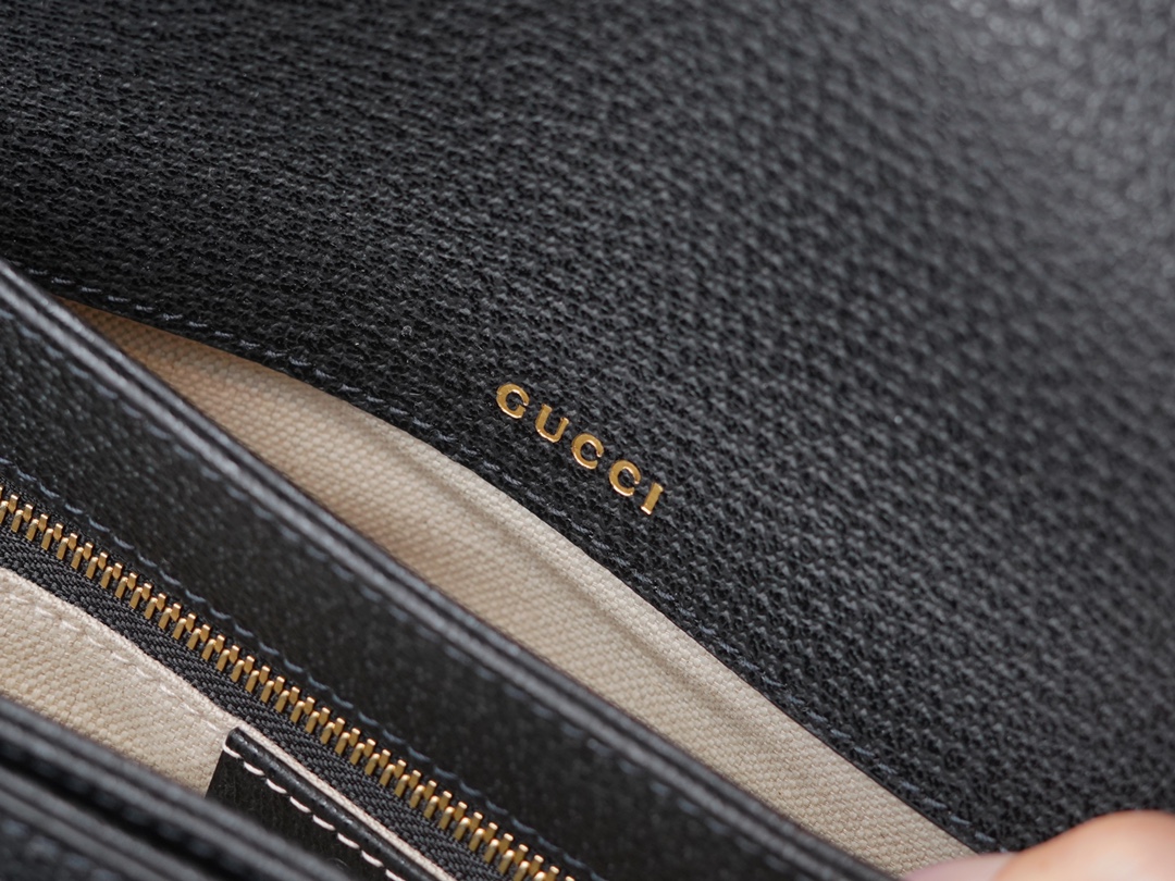 Gucci Horsebit 1955 Series Black Denim Small