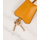 Padlock Series Mini Handbag, Burnt Orange