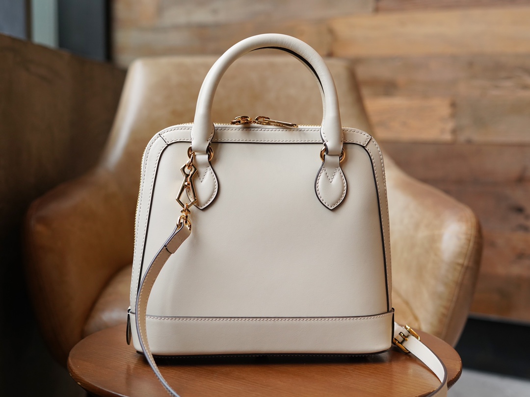 Gucci Horsebit 1955 Series Small Shell Bag, White