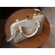 Gucci Horsebit 1955 Series Small Shell Bag, White