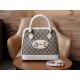 Gucci Horsebit 1955 Series Small Shell Bag, White