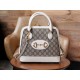 Gucci Horsebit 1955 Series Small Shell Bag, White