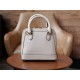 Gucci Horsebit 1955 Series Mini Shell Bag, White