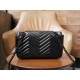 GG Marmont Series Small Handbag, Black Gun Color