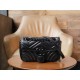 GG Marmont Series Mini Handbag, Black Gun Color