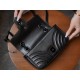 GG Marmont Series Mini Handbag, Black Gun Color