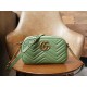 GG Marmont Series Small Shoulder Bag, Avocado Green