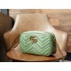 GG Marmont Series Small Shoulder Bag, Avocado Green