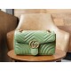 This GG Marmont Series Small Chain Bag in Avocado Green