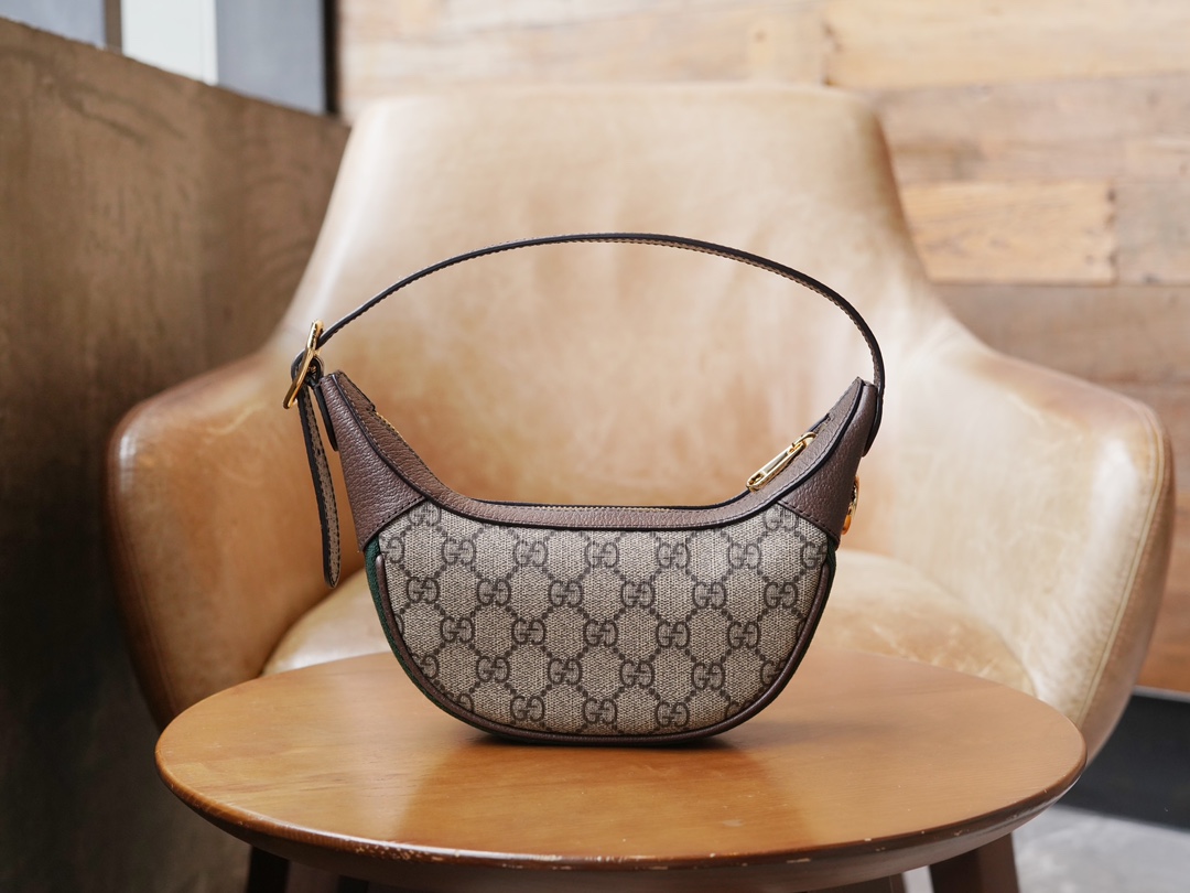 Ophidia Series Mini Handbag, Half-Moon Shape