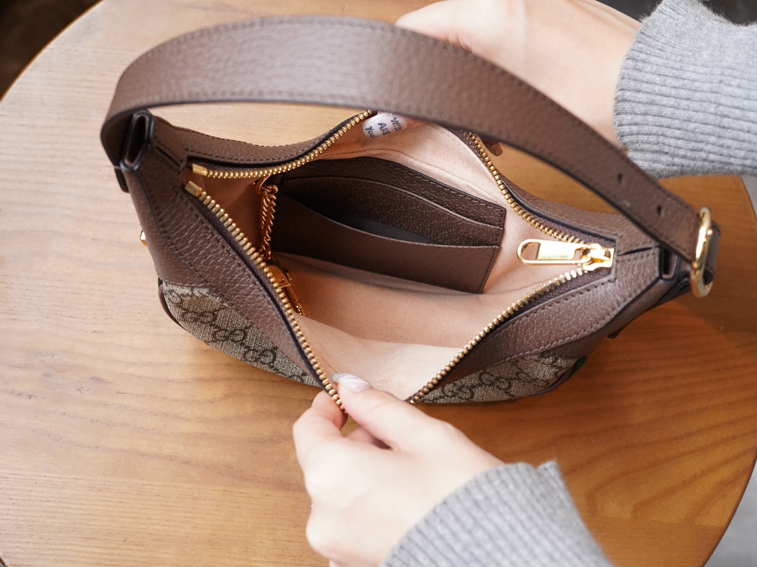 Ophidia Series Mini Handbag, Half-Moon Shape