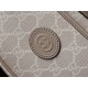 GG Half Moon Shaped Mini Handbag, Oatmeal