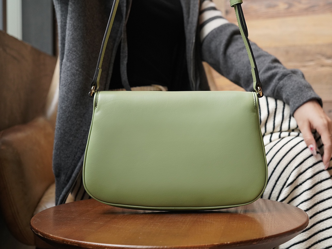 Blondie Series Small Handbag, Avocado Green