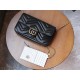 GG Marmont Mini Handbag (with Card Case), Black