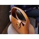 Aphrodite Series Medium Crescent Bag, Caramel