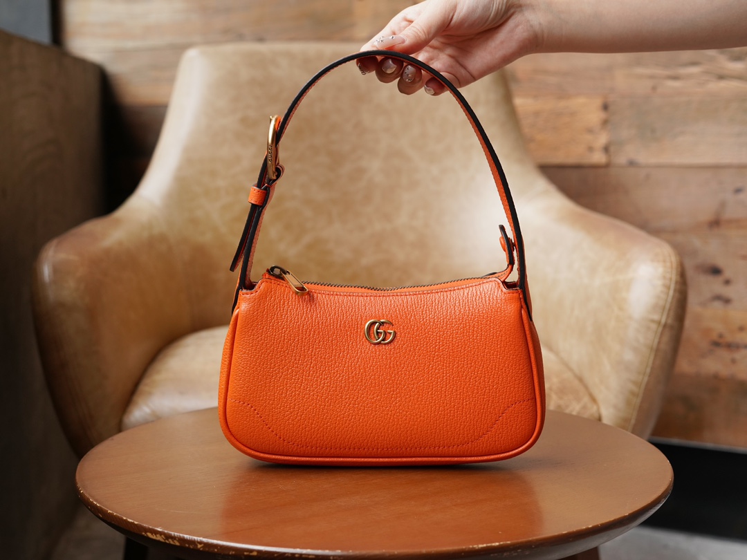 Aphrodite Series Mini Shoulder Bag, Orange