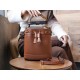 Diana Bamboo Mini Bucket Bag, Brown