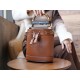 Diana Bamboo Mini Bucket Bag, Brown